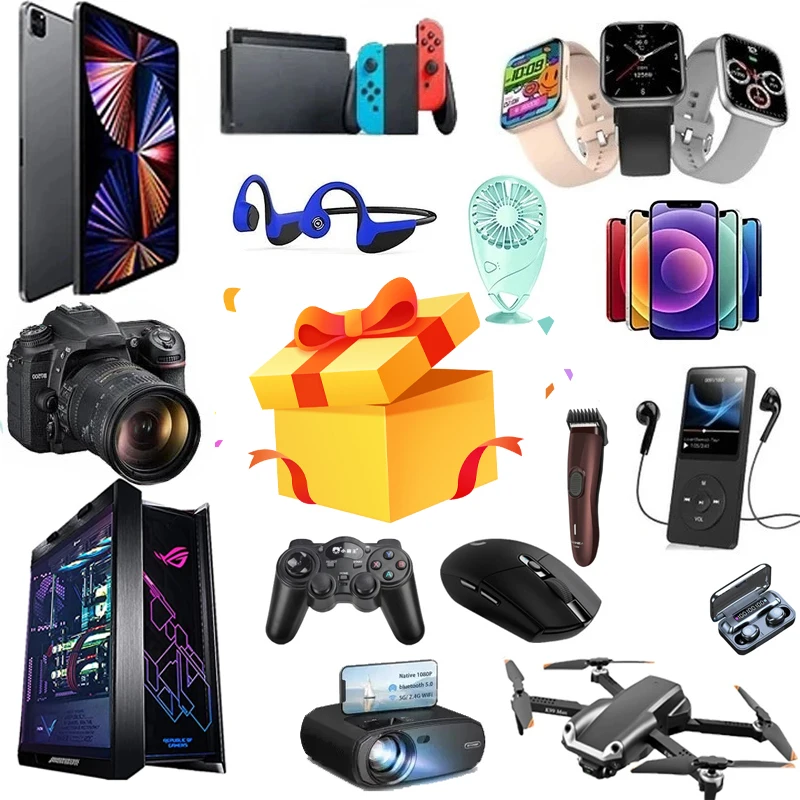 

Lucky Mistery Box 100% Surprise High-quality Gift Most Popular Anything Electronic Product Novelty Christmas Gift Mysterious Box