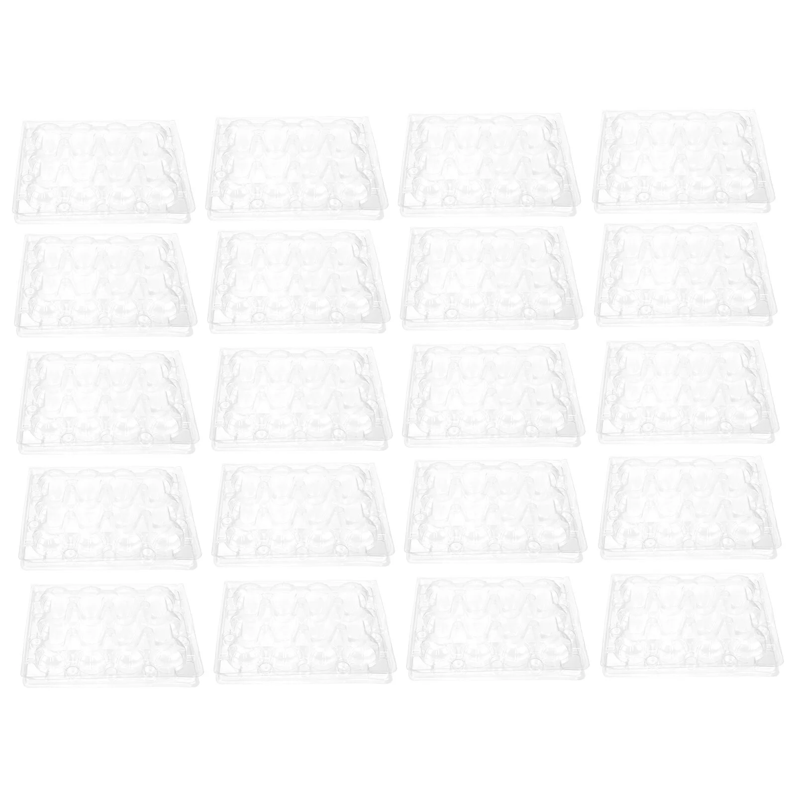 

50pcs Quail Egg Cartons Small Egg Storage Box Egg Dispenser Holder Case Egg Protection Box for Quail Pheasant Pigeon Eggs