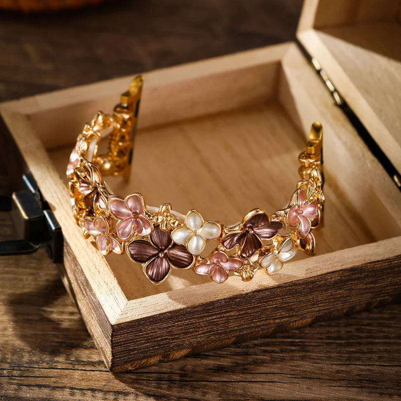 Металлический ремешок для Apple Watch Band Girls Cherry Blossom Stretch Bracelet Women 40 44 45 мм цвета