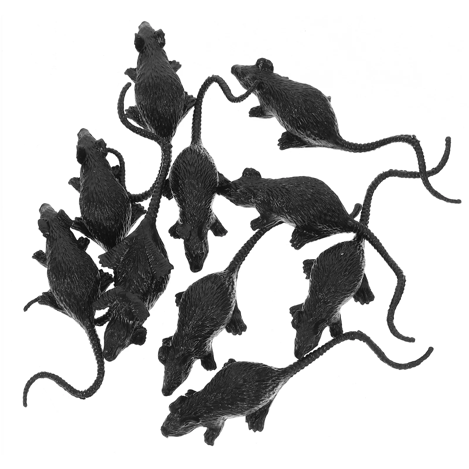 

10pcs Realistic Mice Rat Rat Lifelike Mouse Mice Rats Trick Toys for Joke Party Decoration Halloween
