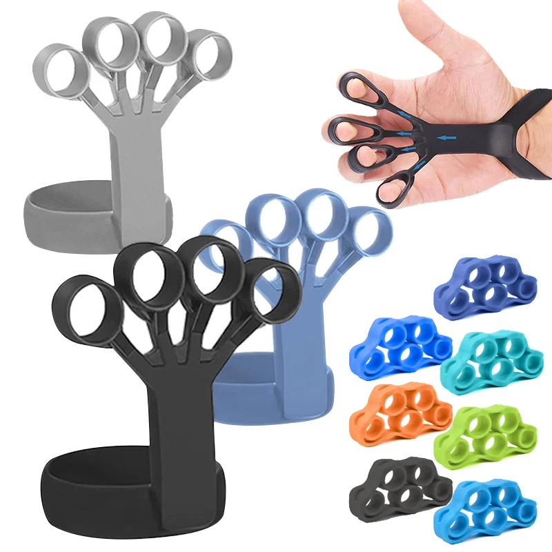 

Grip Hand Finger Expander Exercise Grip Strength Trainer Finger Hand Strengthener for Injury Recovery and Muscle Builder