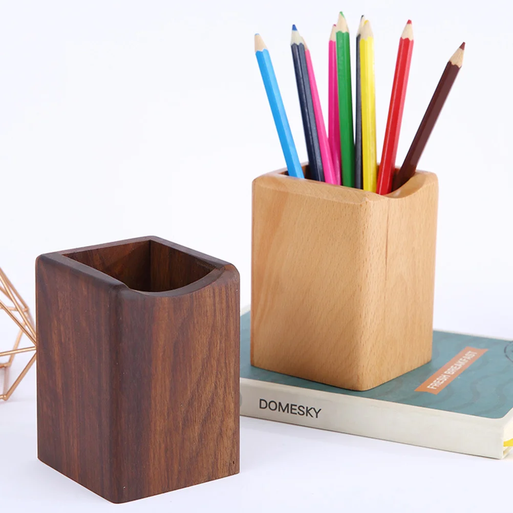 

1PC Pen Cup Holder Holder Office Pen Supplies Organizer Grain Desktop Pen Holder Container