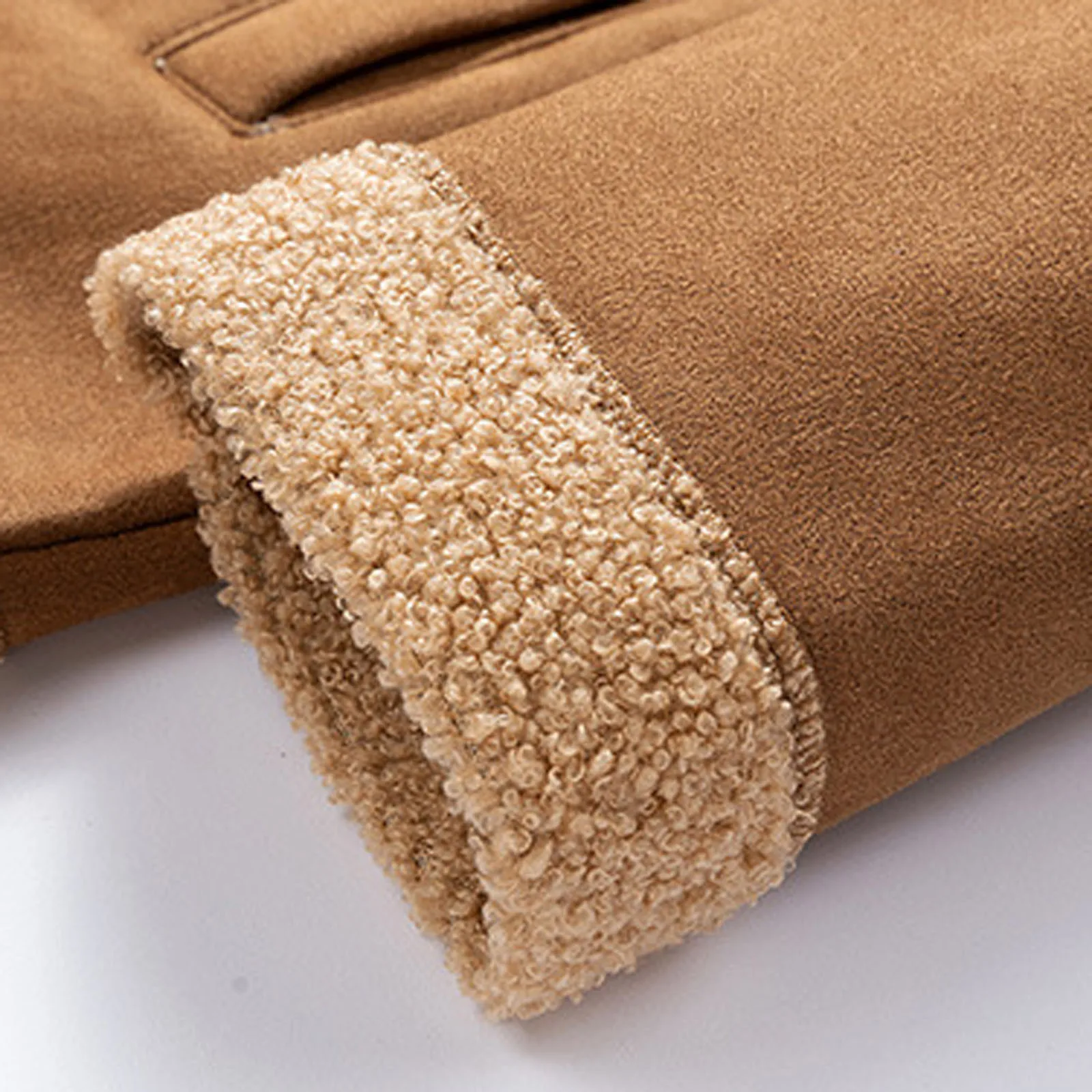 Осень-зима мужская хлопковая куртка теплая флисовая утепленная однотонная с