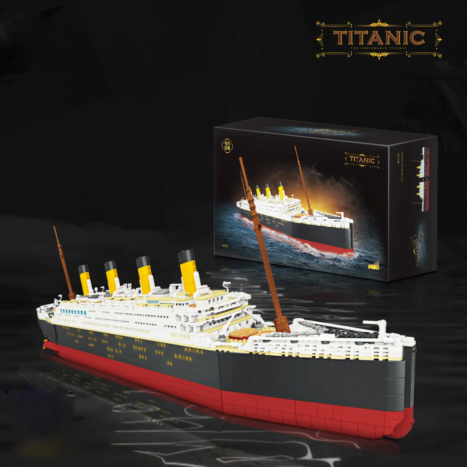

Titanic Large Cruise Boat Ship model Steamship Bricks Model Building Blocks Children Diy Toys Gifts WLtoys Toy Bricks 4035Pcs