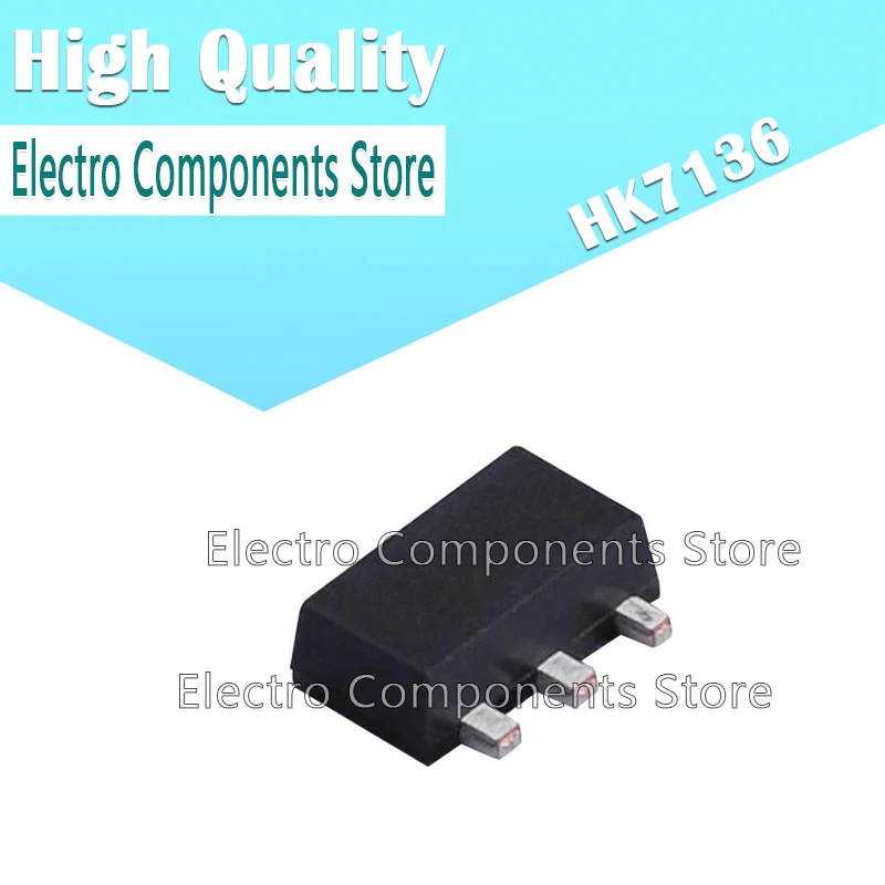 

10Pcs/Lot HK7136 (Marking 7136-1) 7136-1 SMD SOT89 LDO Linear Regulator Chip IC