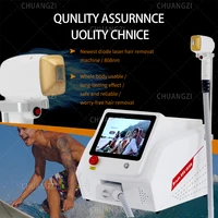 808nm diode la ser hair removal machine 3 wavelength 755 808 1064nm painless device facial body beauty equipment for salon