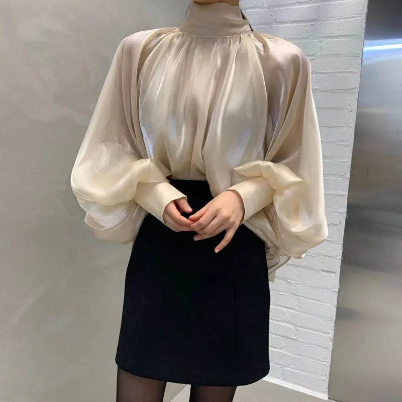 

Elegant Style Blouse Women Spring Summer 2022 Thin Female Blouse for Woman Clothing Harajuku Kpop Korean Style