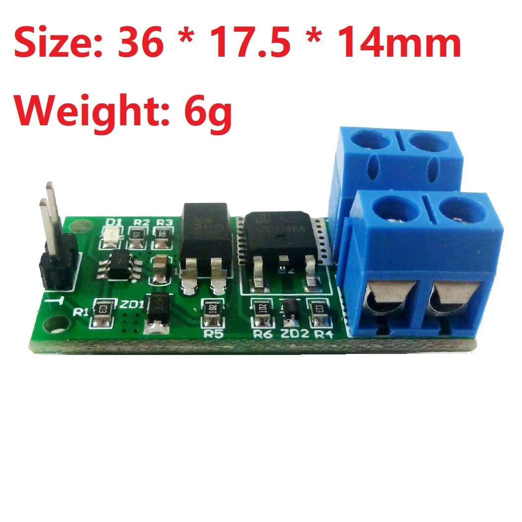 

Flip-Flop Latch Relay Module MOSFET AOD4184 3.3V-24V 8A Chip Bistable Self-locking Switch Low Pulse Trigger Module for Arduino