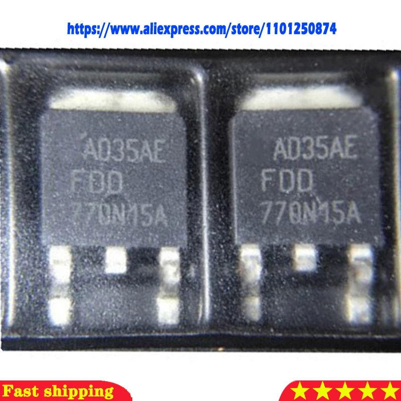 

10 шт. FDD770N15A TO-252 FDD770N15 TO252 770N15A FDD 770N15