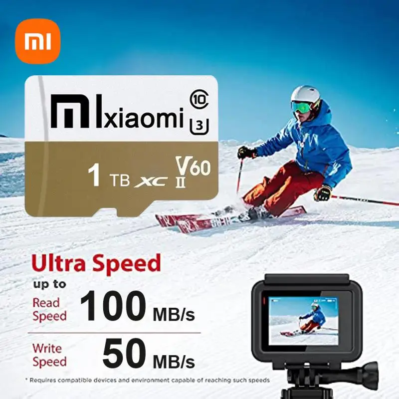 Карта памяти Xiaomi 2 ТБ Ultra 512 ГБ 256 SD/TF флэш-карта 128 SD-карта 1 TF-карта для телефона