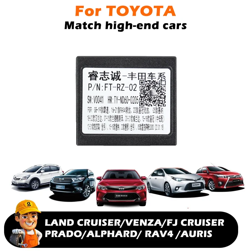 

Автомобильный декодер Canbus Box для Toyota TOYOTA LAND CRUISER/VENZA/FJ/CRUISER PRADO/ALPHARD/RAV4/AURIS, жгут проводов, автоматический кабель питания