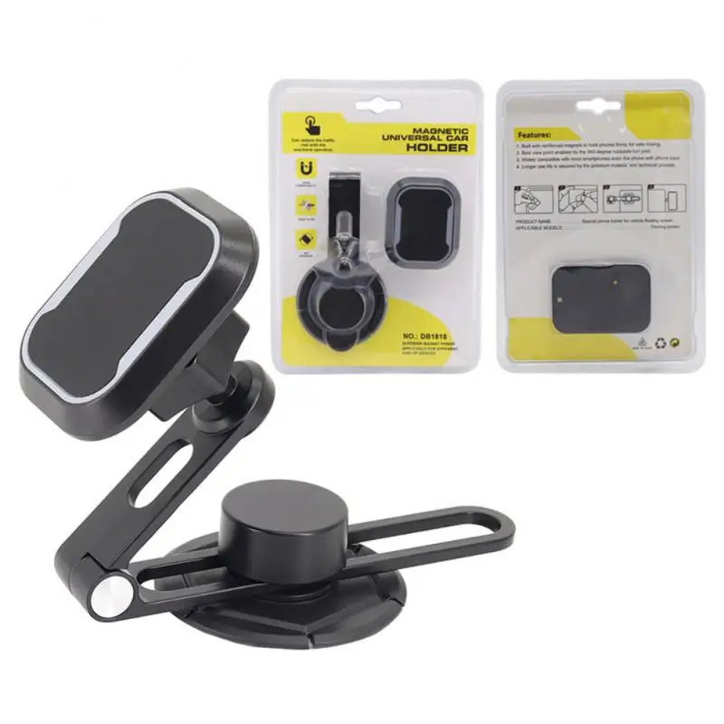 

360 Degree Rotation Car Magnetic Phone Holder Magnetic Multi-functional In Car Phone Stand Universal Car Accessories Portable