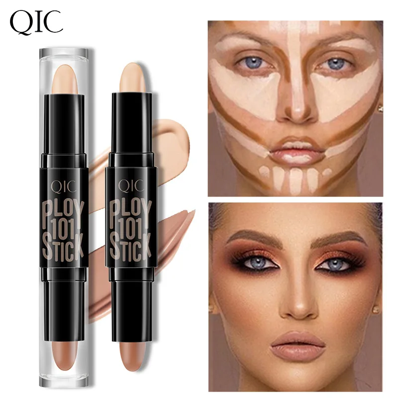 

High-quality Professional Makeup Foundation 2 in 1 Concealer Contour Facial Brightening Shadow Women's Cosmetics