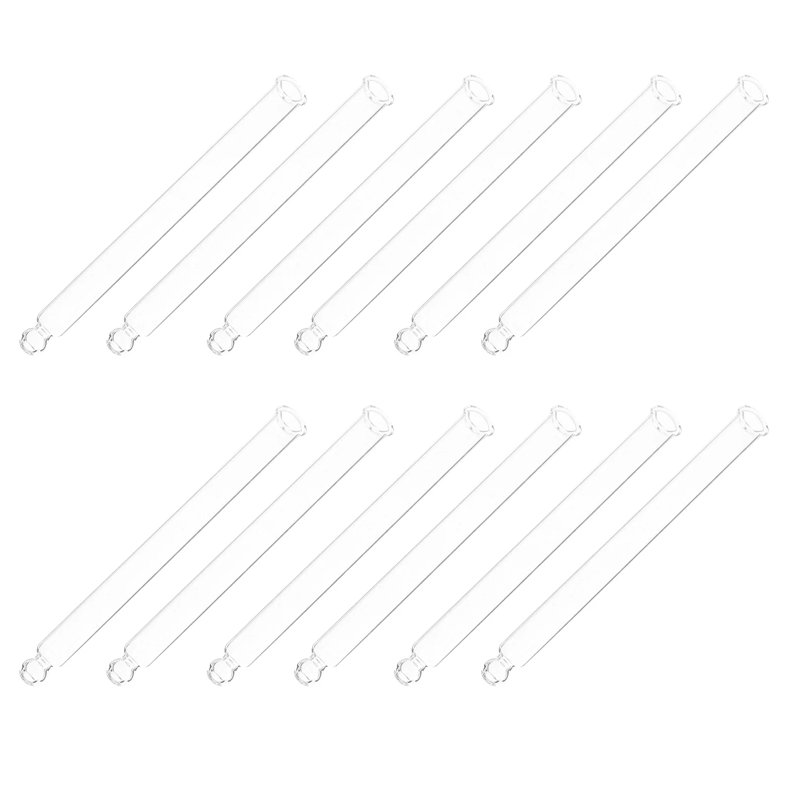

60Pcs Simple Glass Cosmetic Essential Oil Bottle Droppers Accessory for Home