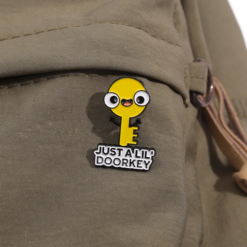 Эмалированная брошь в виде дверного ключа Just A Lil персонализированные Броши с