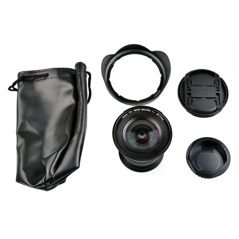 

Professional Wide Angle Lens Multi-coated Scratch-resistant 15mm f/4 F4.0-F32 1:1 Macro Lens for Microcosmic Photography