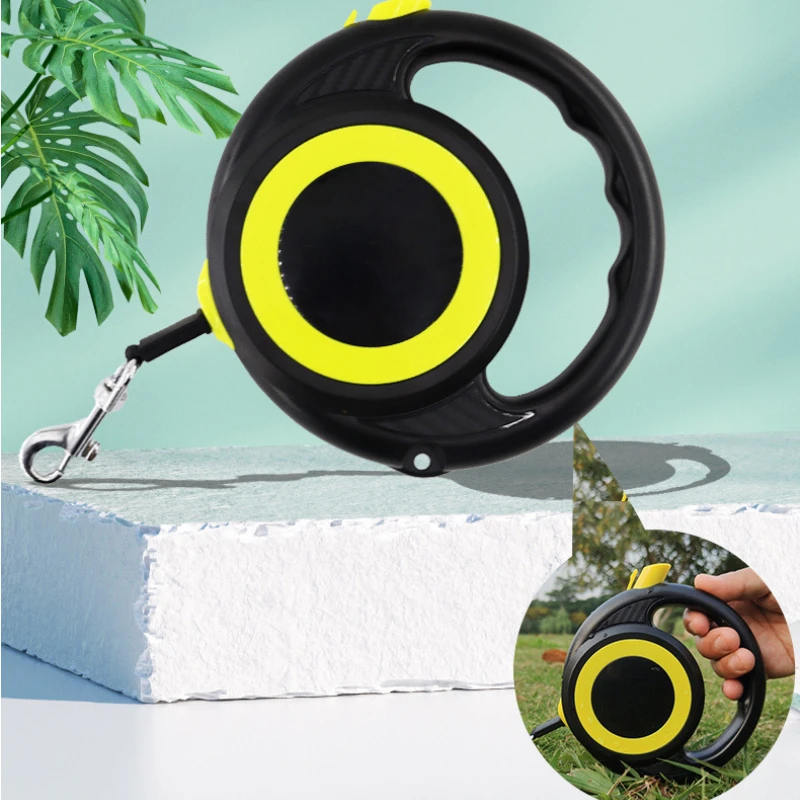

Retractable Dog Leash,Dog Walking Heavy Duty Leash for Medium Large Dogs Up To 20kg,One Button Break & Lock,Heavy Duty No Tangle