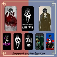 ghostface scream phone case for samsung s20 lite s21 s10 s9 plus for redmi note8 9pro for huawei y6 cover