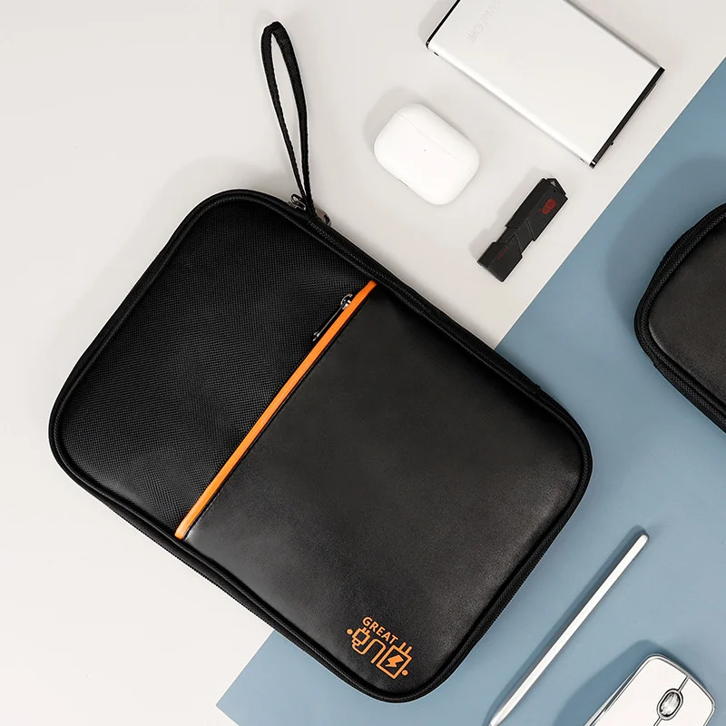 

Large Capacity Digital Tablet Storage Bag Data Cable Charger Multi-function Storage Bag Portable Home Travel Organizer Pouch New