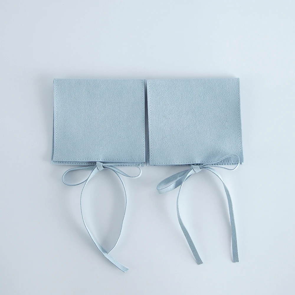 

5 шт., бархатные подарочные пакеты из микрофибры 6x6 см, подарочные мешочки для ювелирных изделий, серьги, ожерелье, рождественские свадебные сувениры для гостей, сумка для конфет