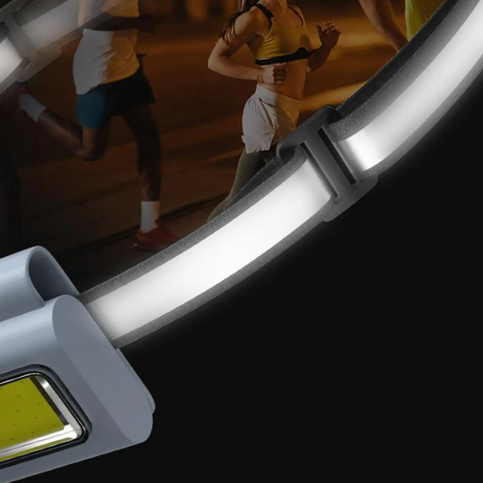 

Светоотражающая повязка на голову с зажимом для рабочей лампы, 6 режимов, магнитный COB-светильник для улицы