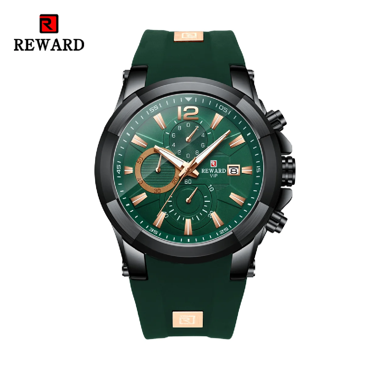 

REWARD Fashion Men Watch Waterproof Chronograph Timepiece Male Sport Date Quartz Wristwatches Anti-Scratch Luminous Wrist Watch