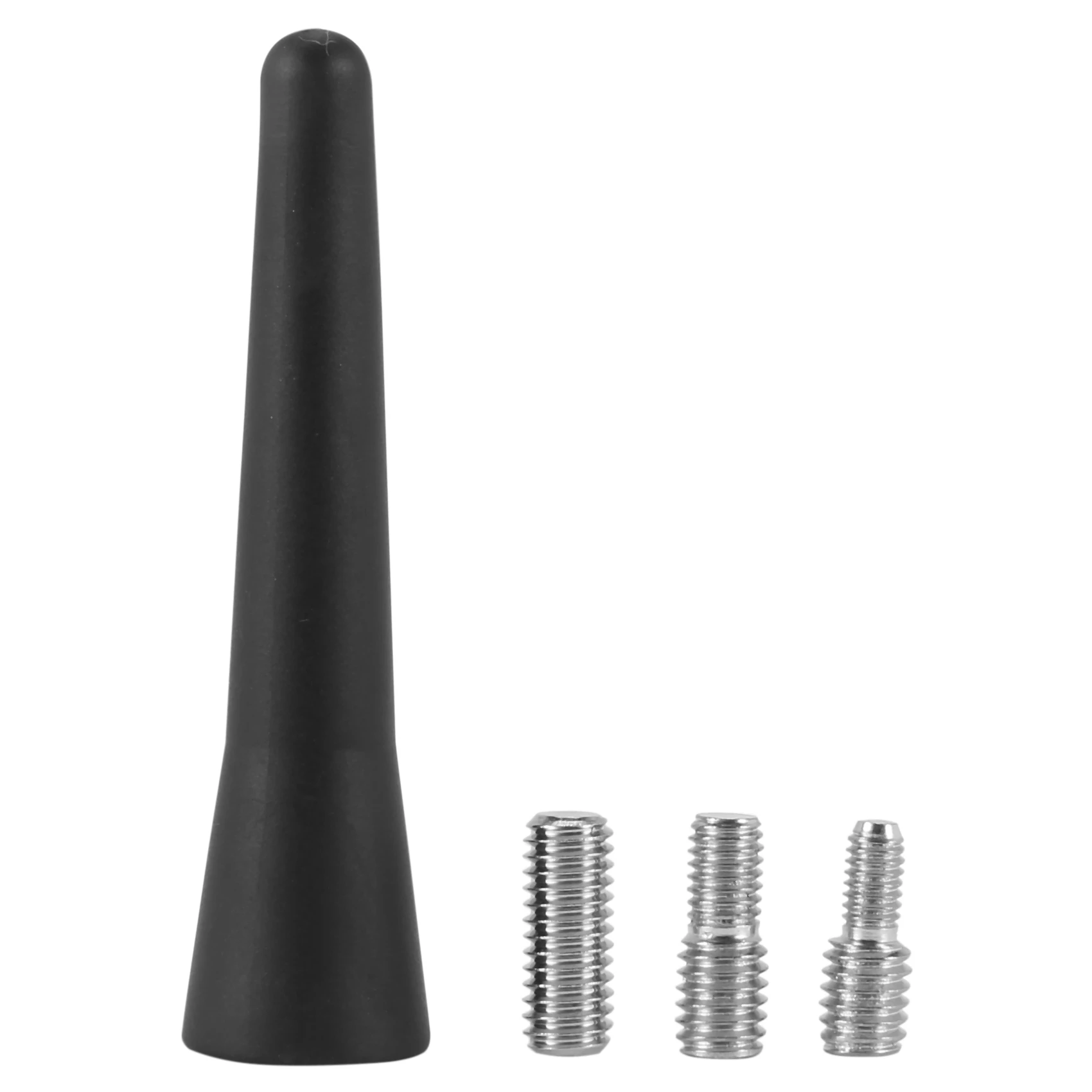 

Universal Car Antenna, 6.5 cm (2.5 Inch) Small Short Car Aerial, Mini Car Radio Accessories, FM/AM Inputs M6, Black