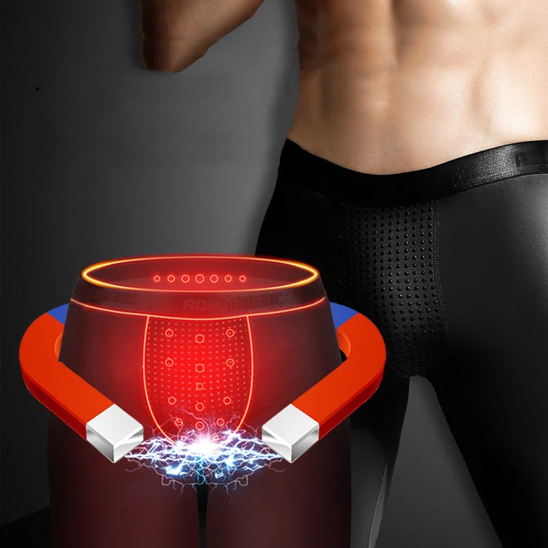 

Новое мужское термобелье, длинные штаны из модала, антибактериальные магнитные бриджи для мужчин