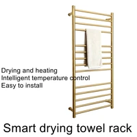 9006 gold black heating towel rack stainless steel bathroom bathroom rack heating towel bar