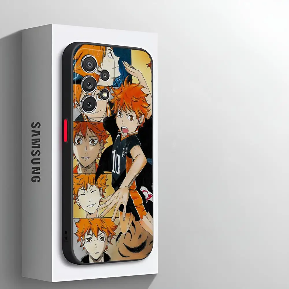 Чехол для телефона с рисунком аниме Haikyu подходит Samsung S25 24 S23 S22 S21 S20 Plus Ultra Note20 чехол