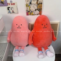 korean ins with the same net red cute red doll sticky little monster doll birthday girl gift plush doll