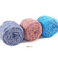 3pcsx250grams lana tricot fashion show crochet yarn texturized viscose big wol yarn for knitting glossy line hand knitting