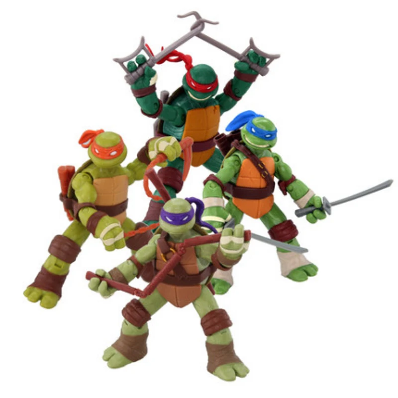 

Teenage Mutant Ninja Turtles Anime Characters Action Figure Raphael Donatello Michelangelo Collecting Dolls Desktop Ornaments