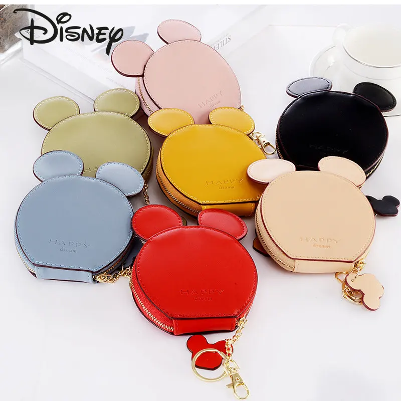 

Disney Mickey 2023 New Women's Zero Wallet Fashion High Quality Children's Wallet Cartoon Multifunctional Storage Coin Bag