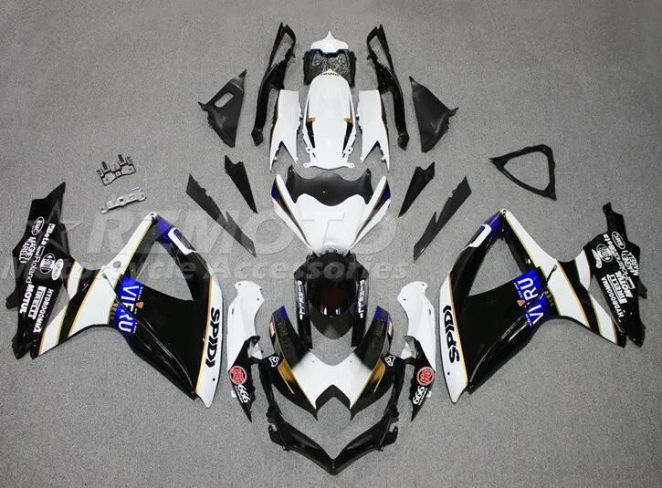 

New ABS Whole Fairings Kit Fit For SUZUKI GSXR600 GSXR750 08 09 10 R600 R750 K8 GSXR 600 750 2008 2009 2010 VIRU Custom