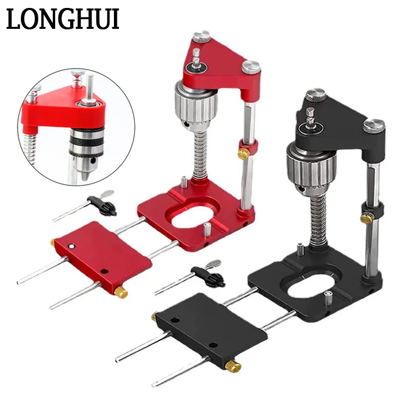 

Plastic Drill Locator Drilling Jig Drill Punch Locator Drill Guide Aluminum Woodworking Drilling Template Guide Tool Hand Tools