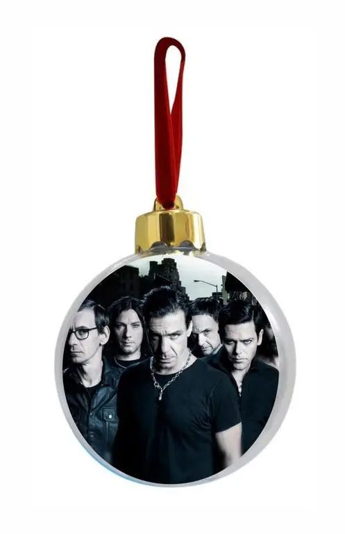Новогодний ёлочный шар Rammstein Рамштайн №3 |