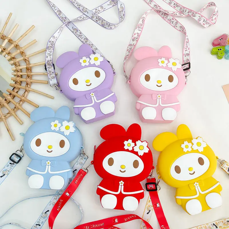 

NEW My Melody Fashion Kids Bag Coin Purse Cartoon Girls' Diagonal Bag Ins Toy Child's Birthday Present