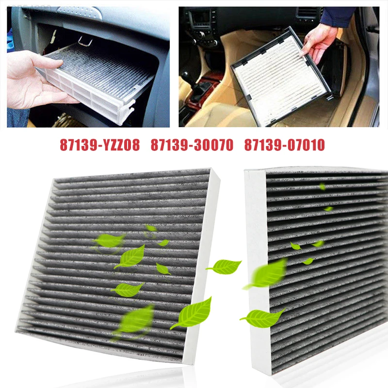 

Автомобильный воздушный фильтр пыльцы 87139-YZZ08 87139-30070 87139-07010 для Toyota Auris Avensis Camry Corolla Hilux RAV4 Prius Yaris