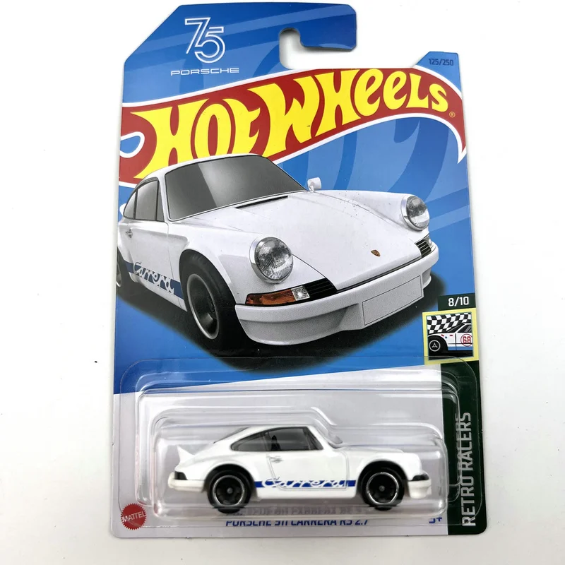 

2023-125 автомобили Hot Wheels PORSCHE 911 CARRERA RS 2,7 1/64 металлические Литые модели игрушечных автомобилей