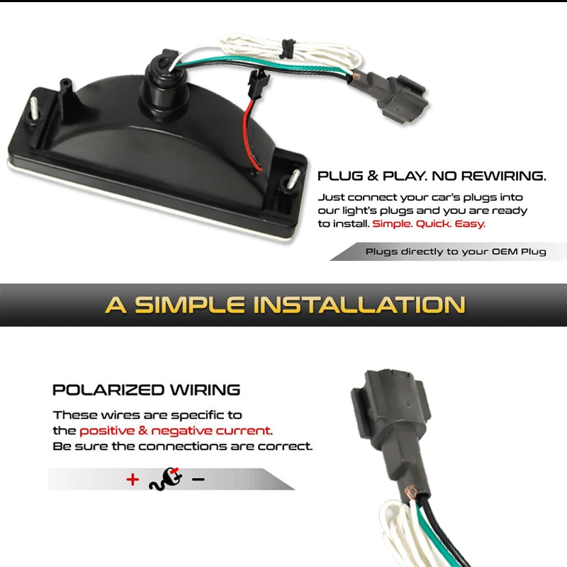 2 шт. автомобильный бампер сигнал поворота замена светодиодный светильник