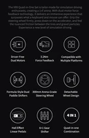 Игровой руль PXN V99 с доставкой из России + скидка + небольшой купон на 473 рубля.#1