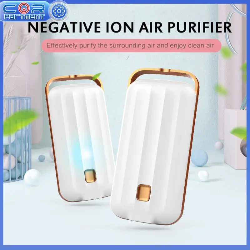 

Ожерелье для воздухоочистителя, портативный очиститель воздуха, маленький подвесной очиститель воздуха на шею, автомобильные детали и акс...