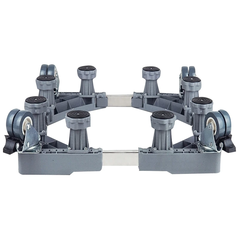 

Washing Machine Stand Adjustable Refrigerator Raised Base Mobile Roller Bracket Wheel Home Bathroom Kitchen Accessories