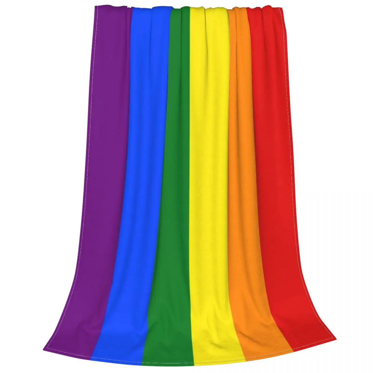

Gay Pride Rainbow Flag Lgbt Blanket Velvet Textile Decor Breathable Super Warm Throw Blanket for Bedding Car Bedding Throws