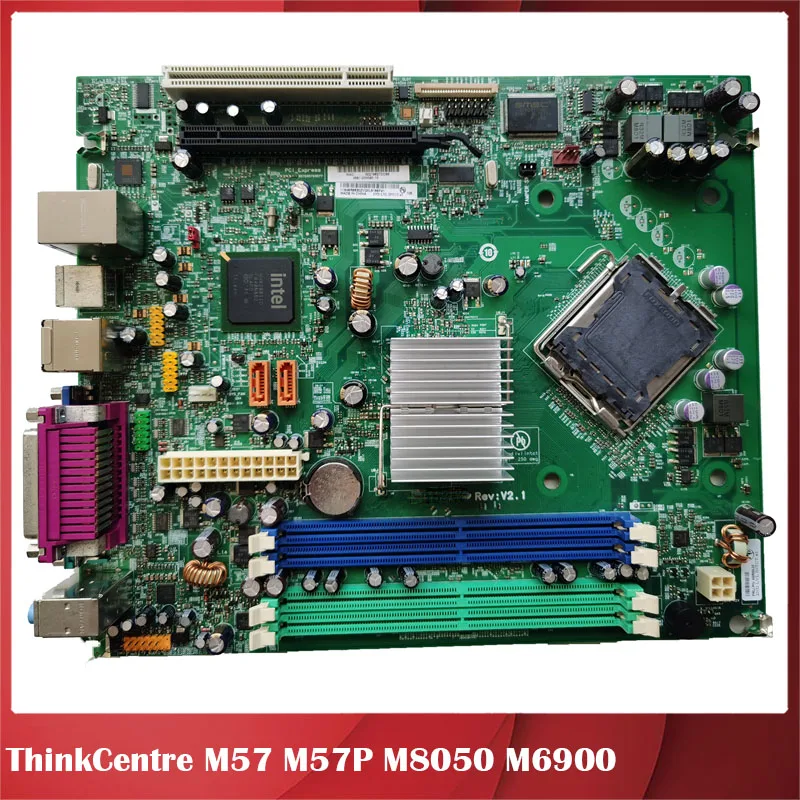 Desktop Motherboard for Lenovo ThinkCentre M57 M57P M8050 M6900 L-IQ35 LGA775 46R8384 46R8386 BTX Fully Tested, Good Quality