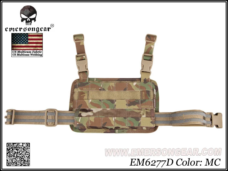 Emersongear-Modular Rife Leg Panel Тактическое боевое снаряжение Сумка для аксессуаров EM6277
