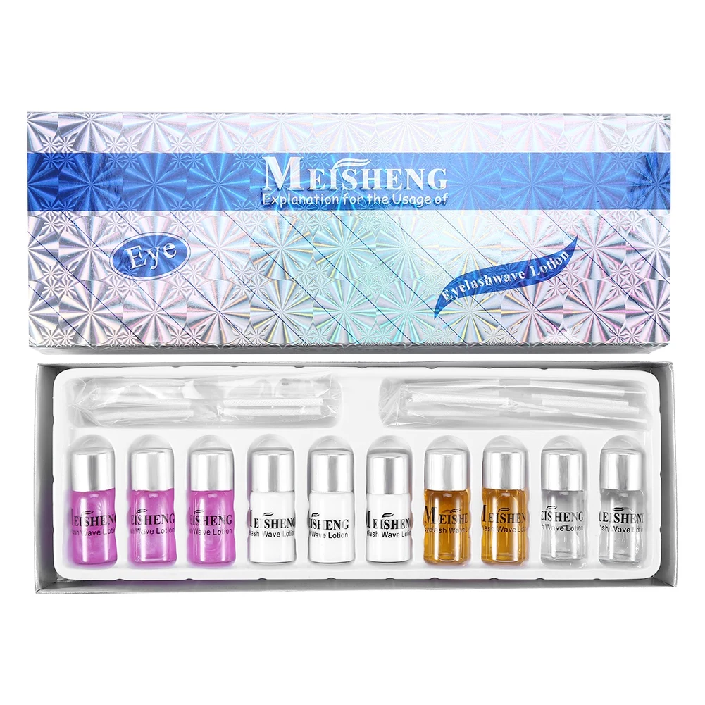 

Professional Lady Eyelash Perm Wave Curling Eye Lashes Curler Lotion Set Kit
