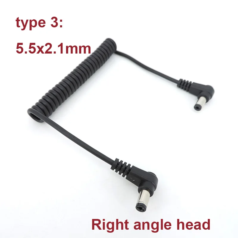 

Кабель питания постоянного тока «папа-папа» с пружинным разъемом 5,5 мм x 2,1 мм, удлинитель 5,5x2,5 мм для камеры видеонаблюдения