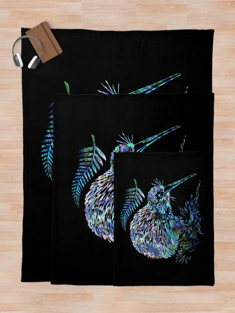 Новая Зеландия: киви и папоротник плед PAUA таins Хэллоуин роскошные дизайнерские